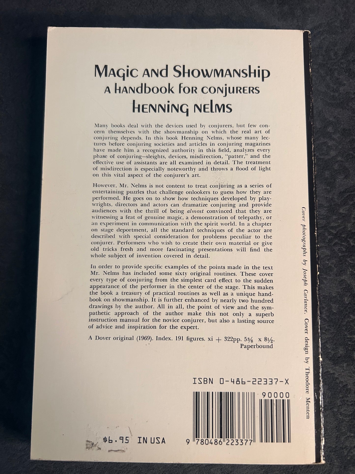 Magic and Showmanship: A Handbook for Conjurers By Henning Nelms
