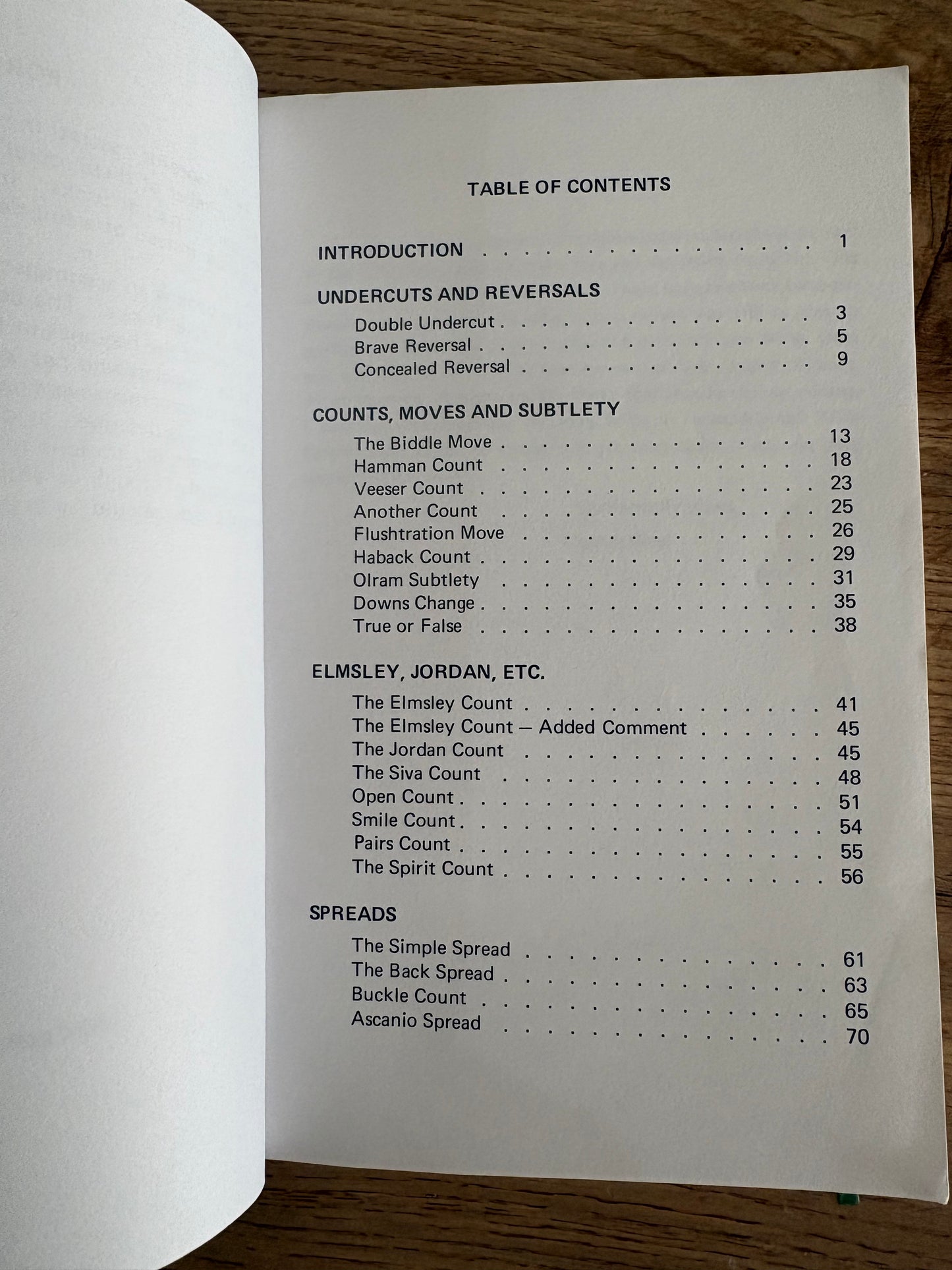 Counts, Cuts, Moves and Subtlety Author: Jerry Mentzer