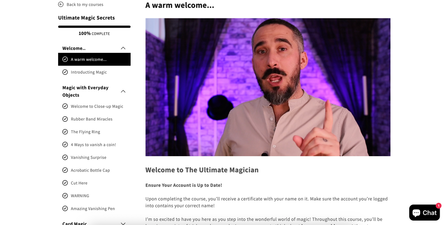 Magic Course for Beginners: Ultimate Magic Secrets Course