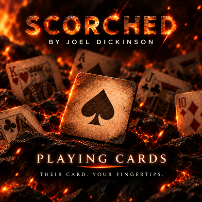 Scorched : Playing Cards by Joel Dickinson